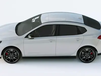 Hyundai i30 fastback 2019 3D model