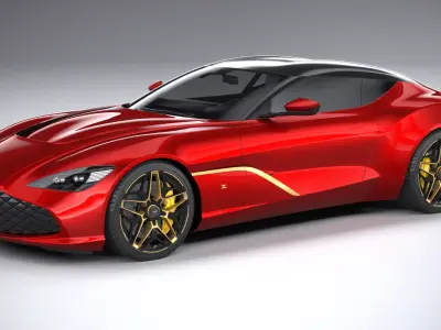 Aston Martin DBS GT Zagato 2020 3D model