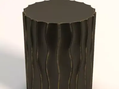 Crate And Barrel Acadia Accent Table 3D model