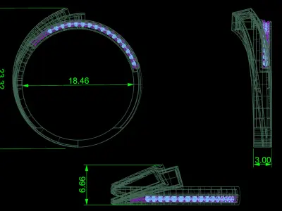 Ring 3 3D print model