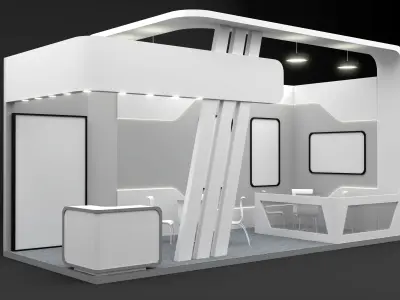 18sqmtr stall  3D model