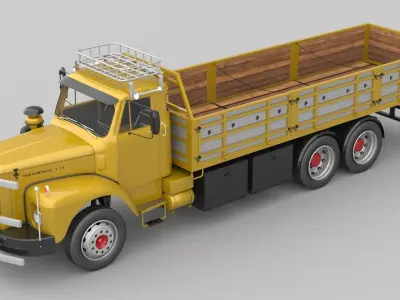 1975 Truck Bed 3D model