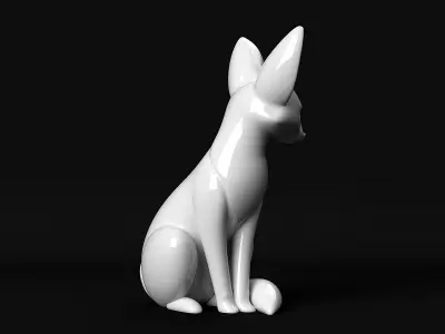 Fennec Fox  3D print model