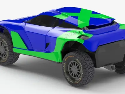 Extreme Off ROAD car 3D model