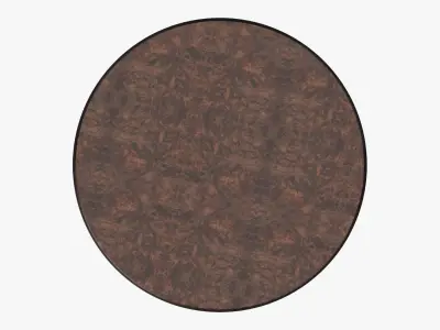 Scroll hall table round 3D model