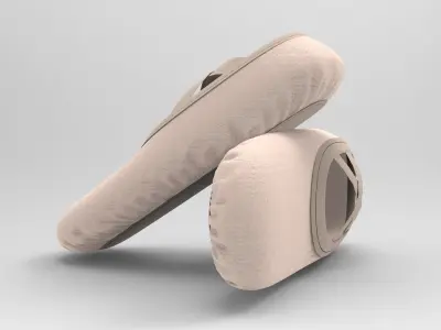 Ballet Shoes Low-poly 3D model