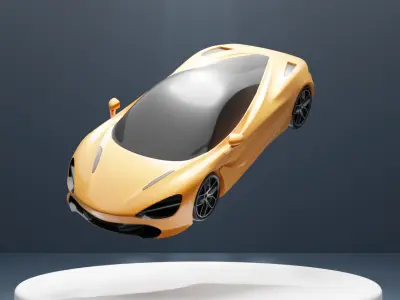 McLaren 720s Basic Model Free 3D print model
