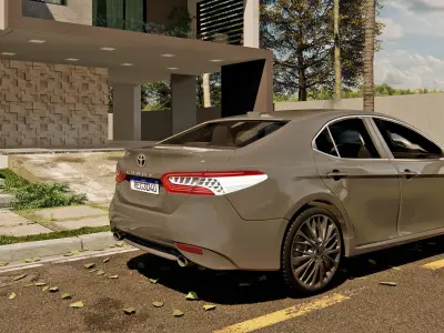 corolla car scene in lumion 3D model 3D model 3D model 3D model