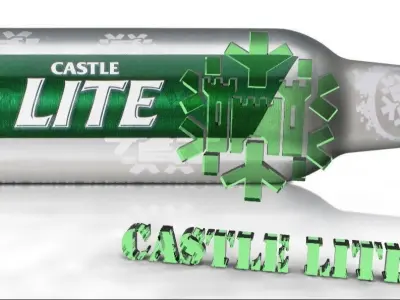 Castle Lite Logo Free 3D model