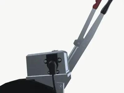 Machine lever 3D model