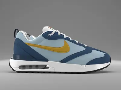 Air Max Dawn Particle Grey PBR Low-poly 3D model