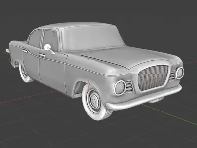 Studebaker Lark 1959 RC 3D Model 3D print model
