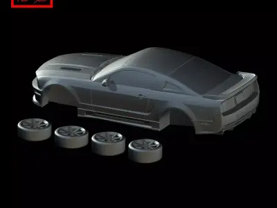 Saleen S281 2006 3D print model