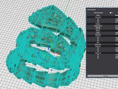 Serpenti Viper Ring 3D print model