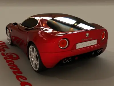 Alfa Romeo 8C 3D model
