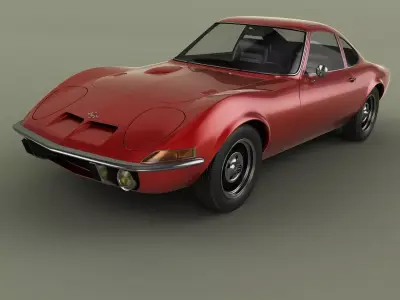 Opel GT 3D model