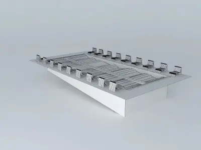 An Indoor Pool Free 3D model