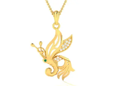 Women Pendant 3DM STL OBJ FBX Render Details 3D print model