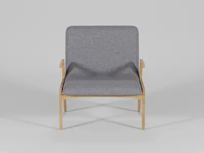 Politura Armchair 65x63x75 Low-poly 3D model