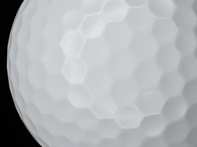 realistic Golfball 3D golf ball 3D model