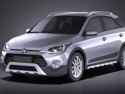 Hyundai i20 Active 2017 VRAY 3D model