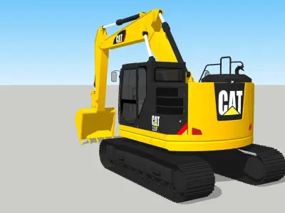 Pelle a chenilles CAT 325 F LNVA 3D model