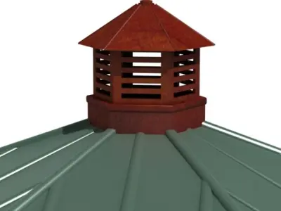 Gazebo 01 3D model