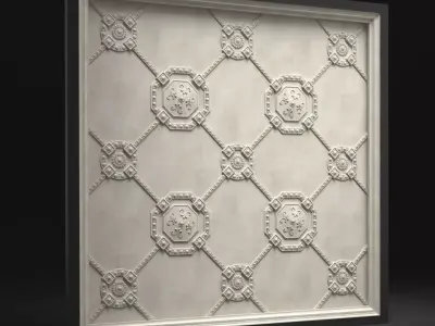 Classic Ceiling 2 3D model