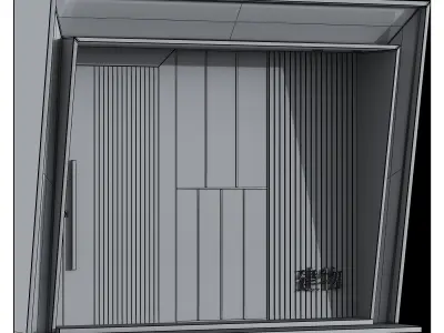 Entrance Low-poly 3D model purchase
