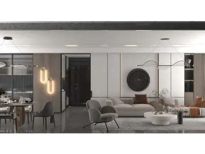 Modern Interior Design  12 3D model