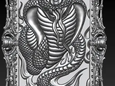 cobra pendant 3D model