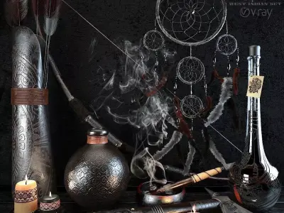 AVE West Indian set 3D model