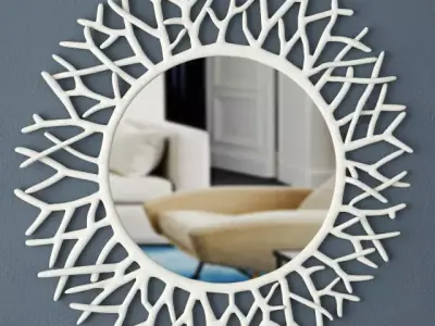 Coral Mirror by ZARA HOME 3D model