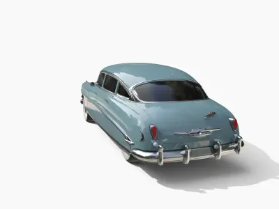 4 Door Hudson Hornet v3 3D model