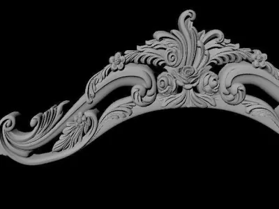 sofa High quality 3d models for processing on a cnc machine  3D model