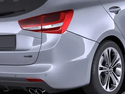 Kia Ceed SW GT-Line 2017 VRAY 3D model