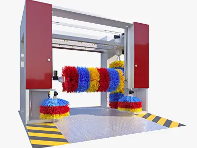 Car Wash 3D model