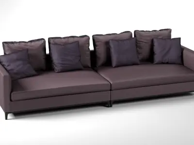 Camerich Crescent Sofa 3D model