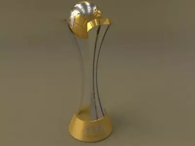 FIFA Club World Cup trophy 3D model