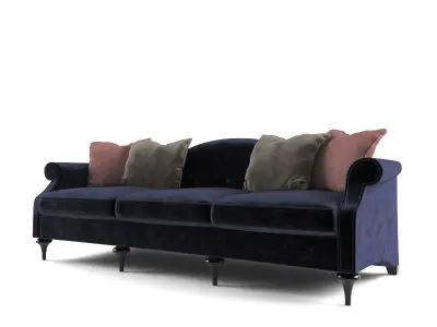Christopher sofa Low-poly 3D model