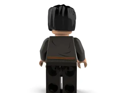 HarryPotterUniform lego harry potter with glasses 3D model