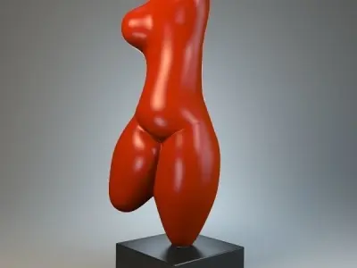Sculpture The Model P 3D print model
