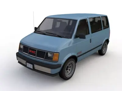 GMC Safari Van 1987 3D model