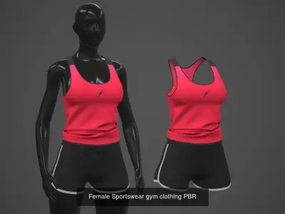 Female Sportswear gym clothing PBR Pack of 3