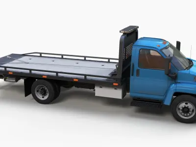 Towtruck Low-poly 3D model