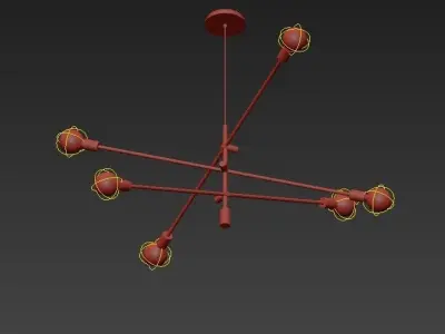 Mobile Chandelier 3D model