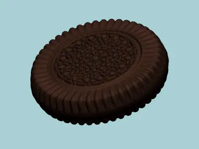 Cookie Mould 14 - Biscuit Silicon Molding 3D print model