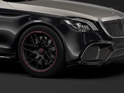 Mercedes AMG Maybach S 65 Pullman VV222 2019 3D model
