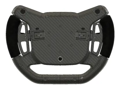 Porsche 911 GT3 Cup Steering Wheel for Sim Racing 3D Print ready 3D print model