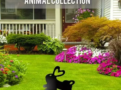 Wonderful Artificial Rabbit Home and Garden Outdoor Lawn Decor 3D model